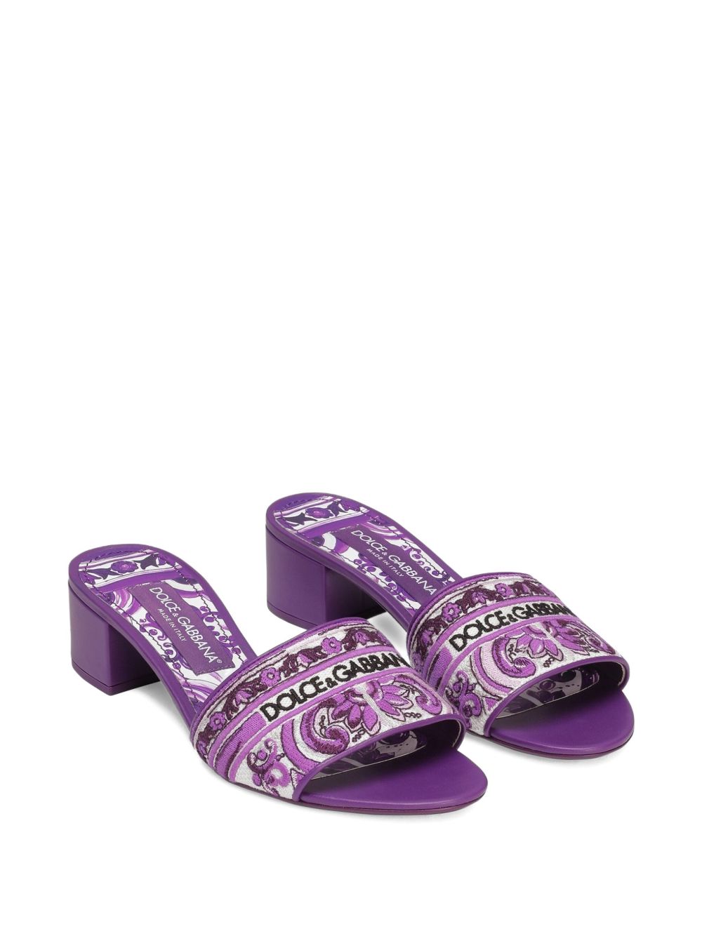 Dolce & Gabbana majolica mules