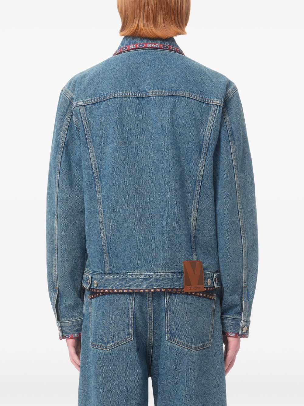 Valentino Denim Embroidered jacket
