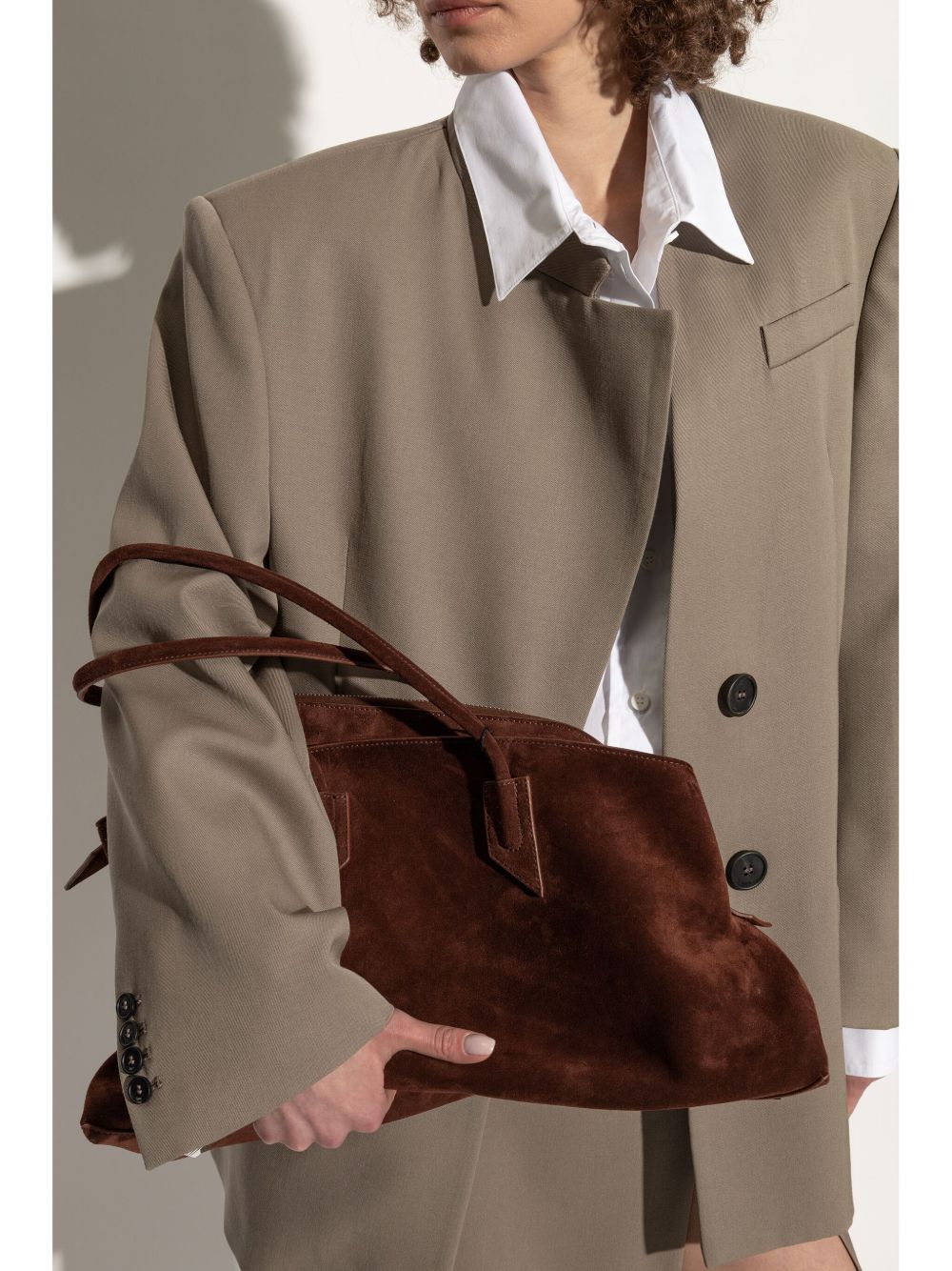 The Attico La Passeggiata medium leather bag
