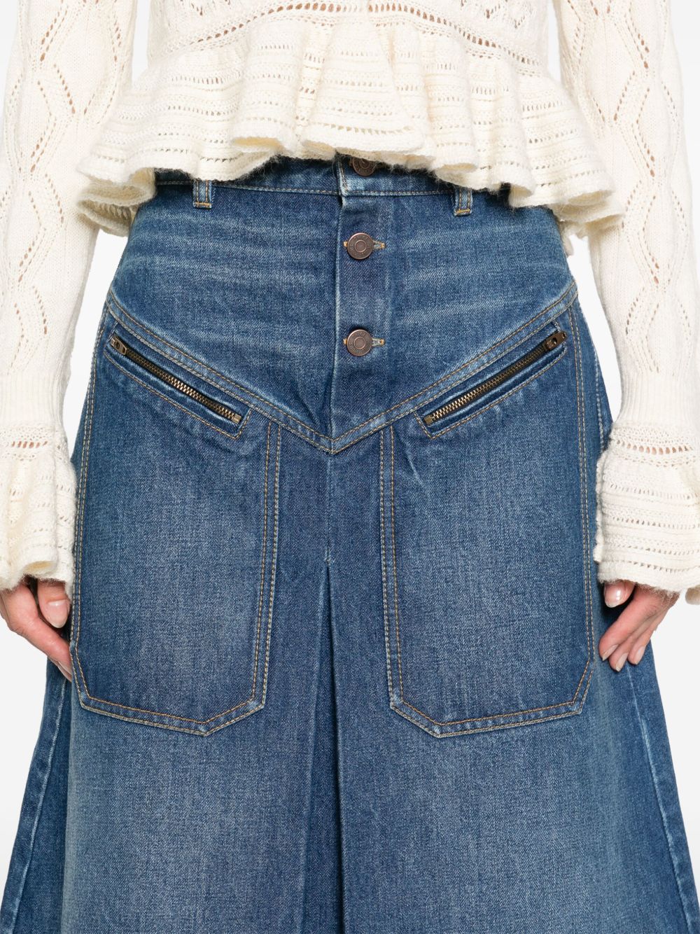 Chloé denim skirt