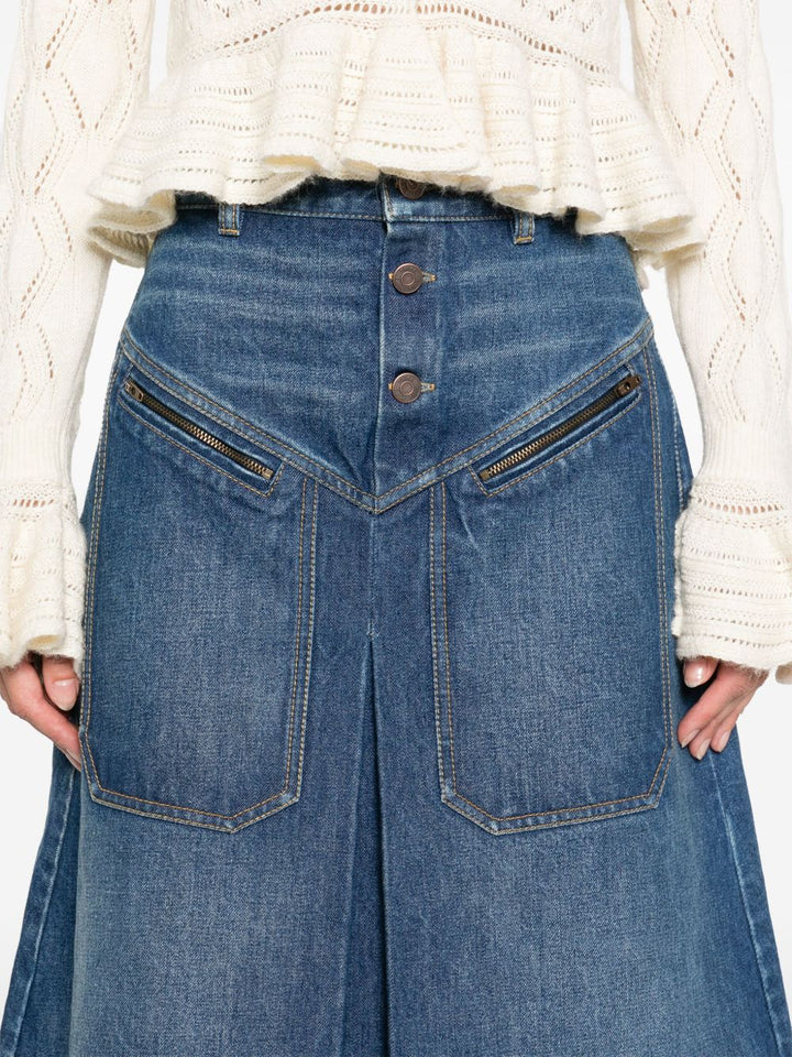 Chloé denim skirt