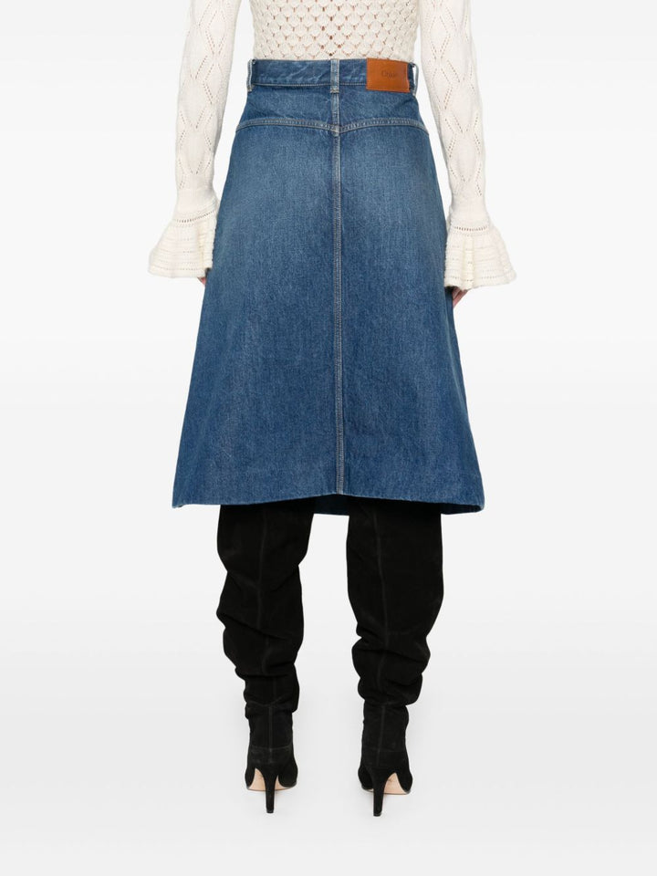 Chloé denim skirt