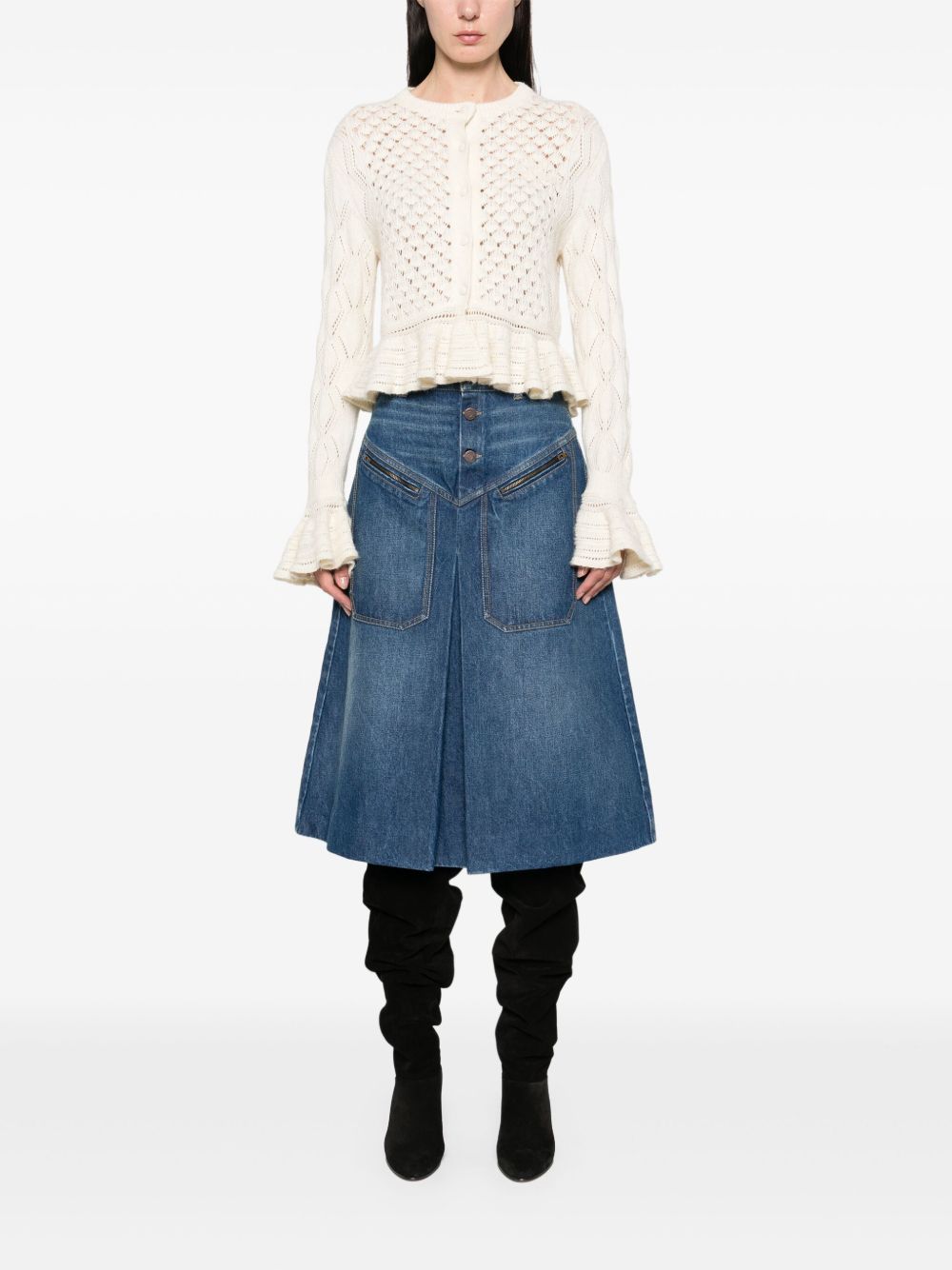 Chloé denim skirt
