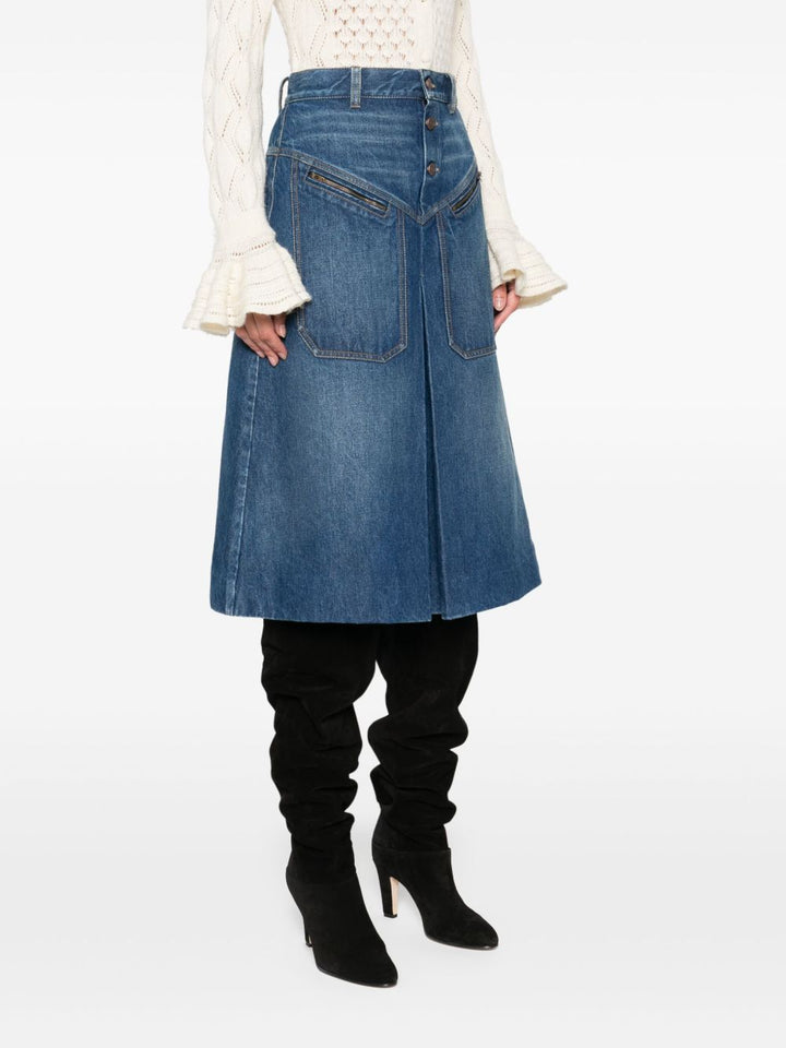 Chloé denim skirt