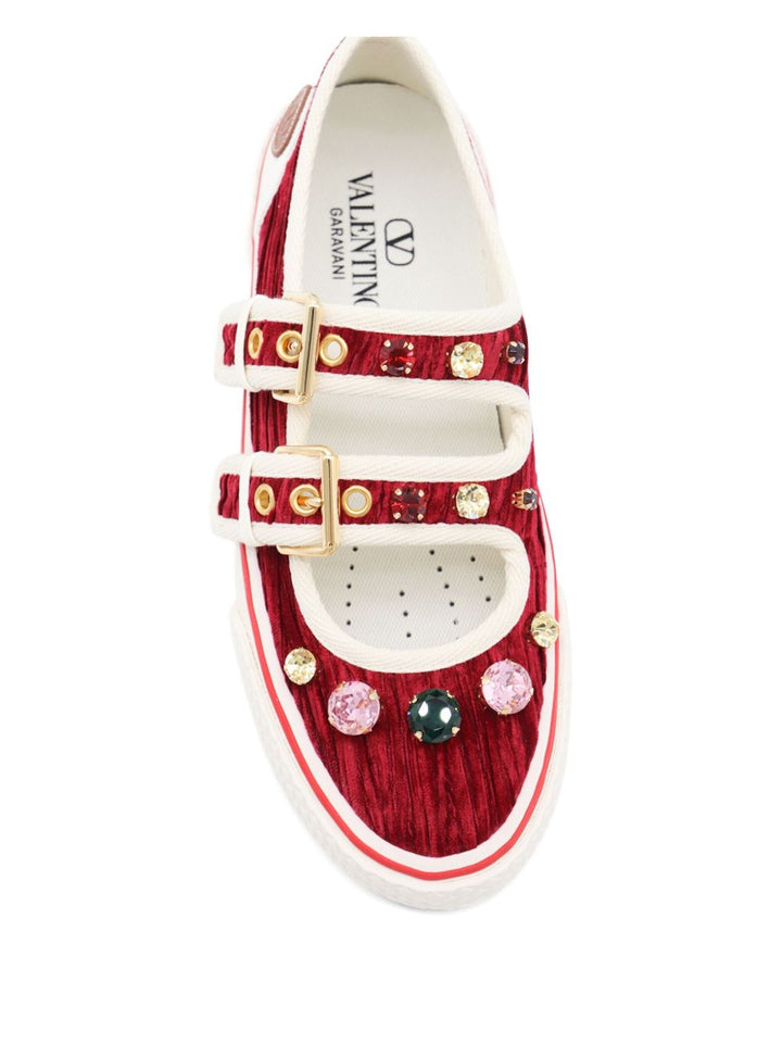 Valentino Garavani Jewel embellished flats