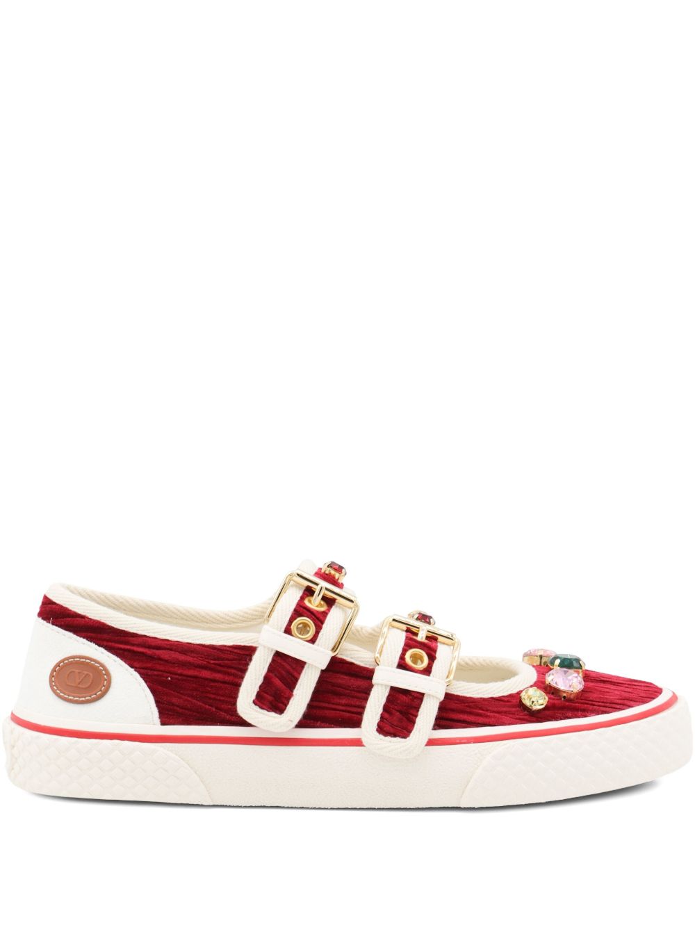 Valentino Garavani Jewel embellished flats