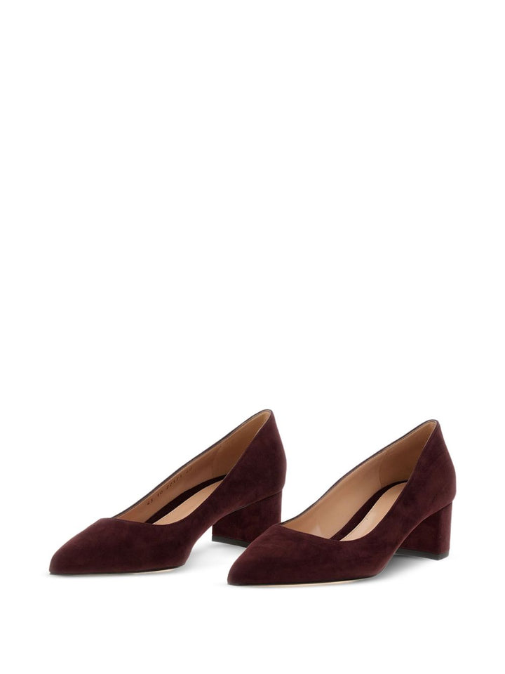 Gianvito Rossi Piper suede leather pumps