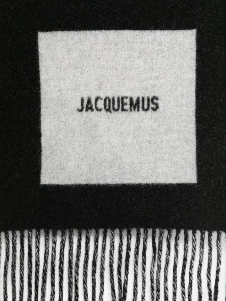 JACQUEMUS logo Scarf
