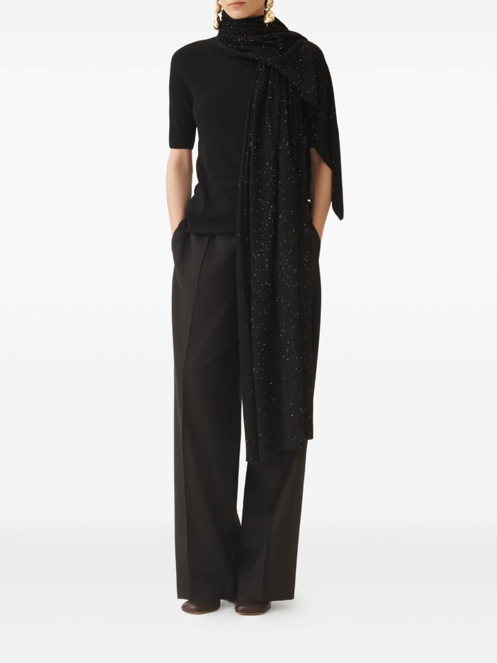 Fabiana Filippi sequin embellishment Wool scarf