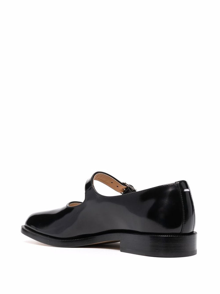 Maison Margiela Tabi leather mary jane ballets
