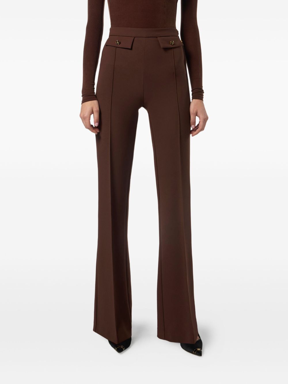 Elisabetta Franchi Trousers Brown