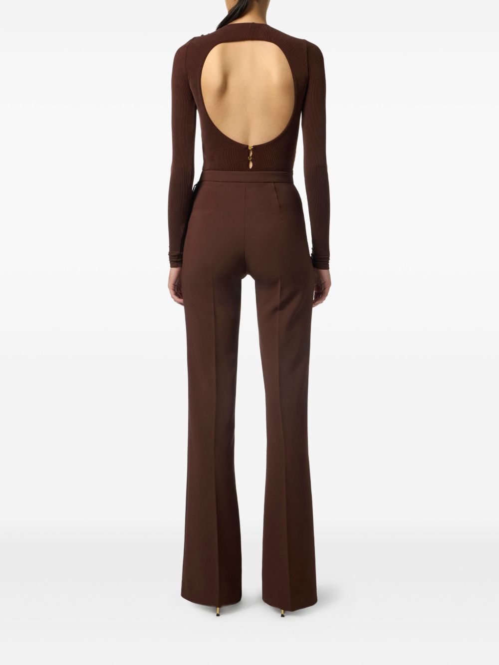 Elisabetta Franchi Trousers Brown