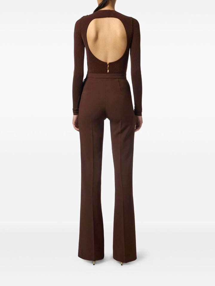Elisabetta Franchi Trousers Brown
