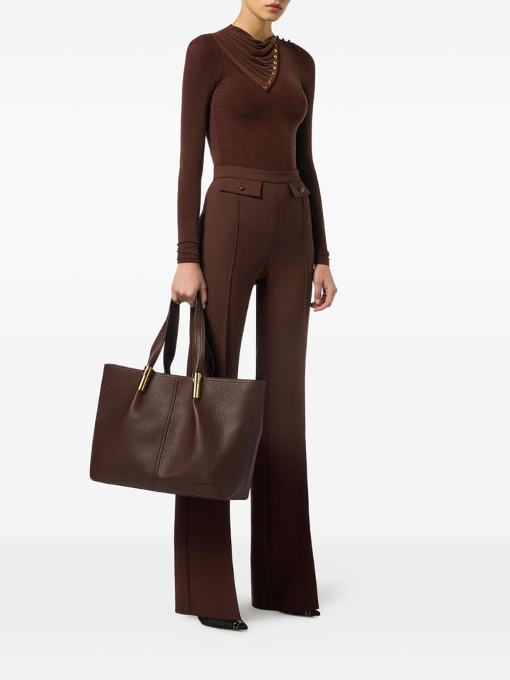 Elisabetta Franchi Trousers Brown