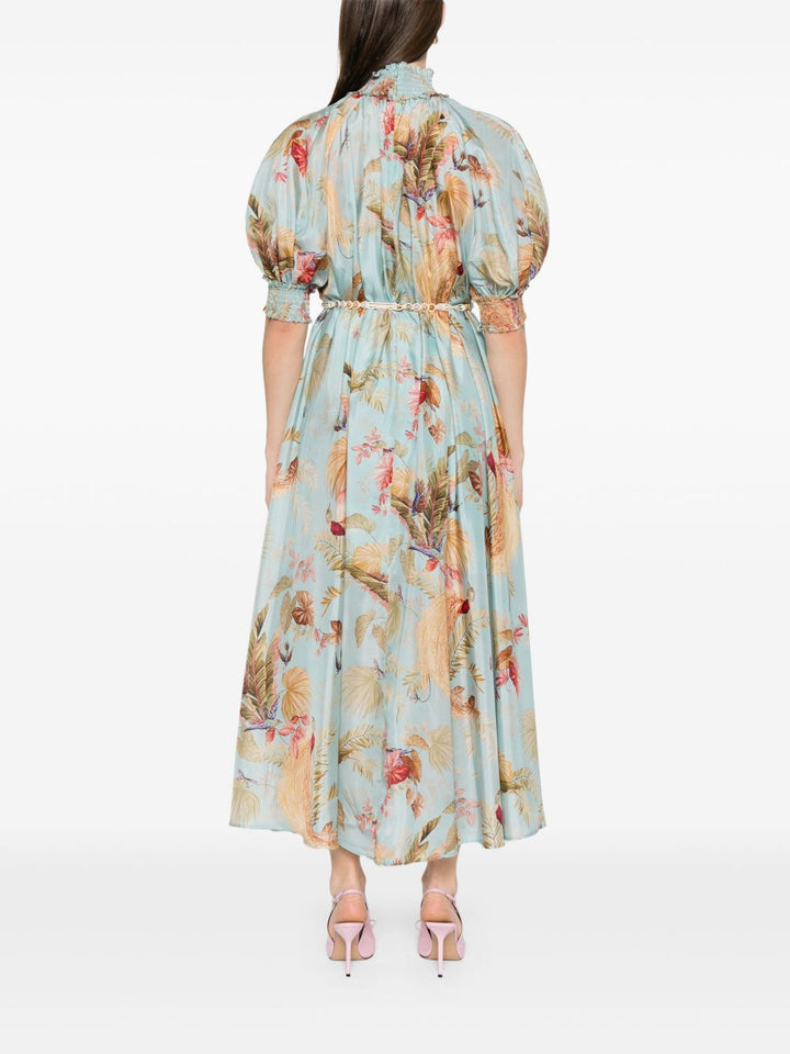 Zimmermann Ascension printed silk dress