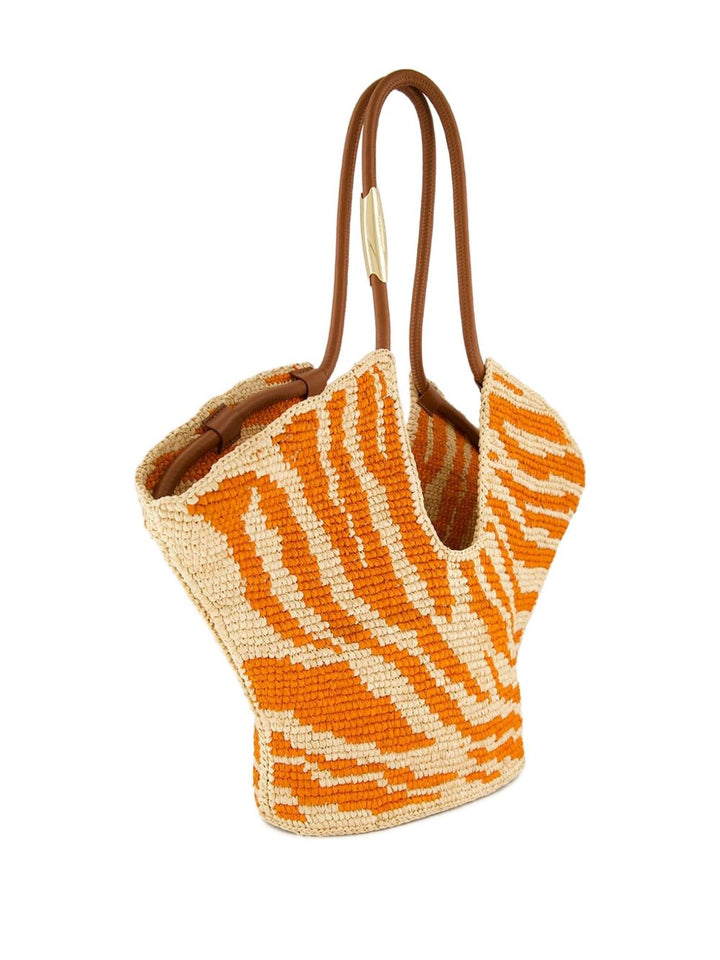 Zimmermann Goldentime Medium Rafia Tote