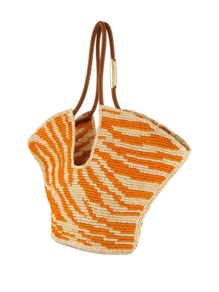 Zimmermann Goldentime Medium Rafia Tote