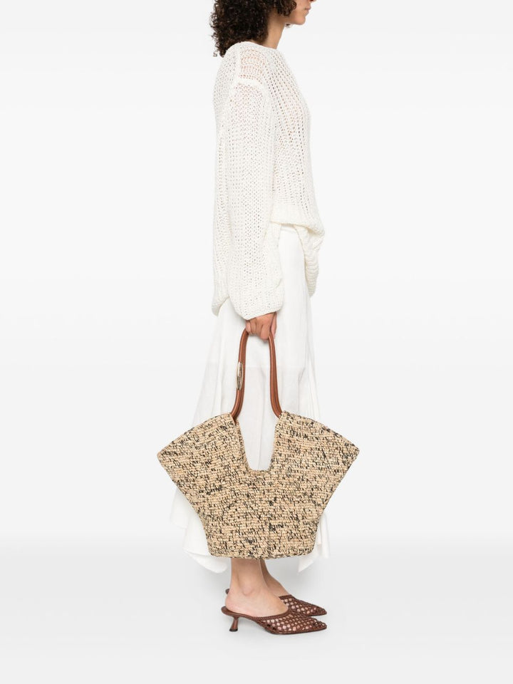 Zimmermann Goldentime Medium Rafia Tote