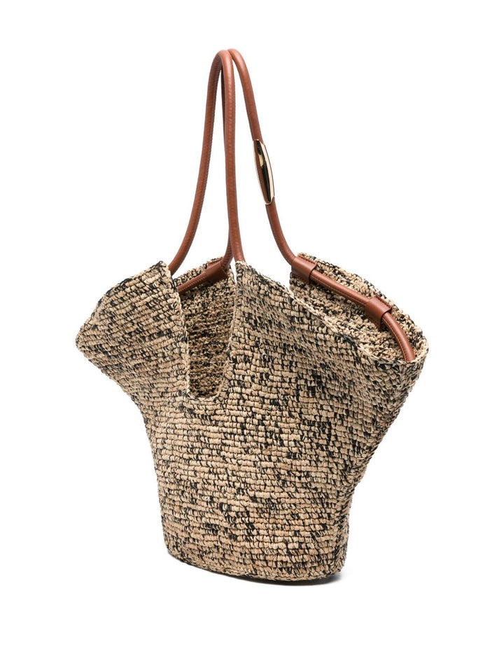Zimmermann Goldentime Medium Rafia Tote