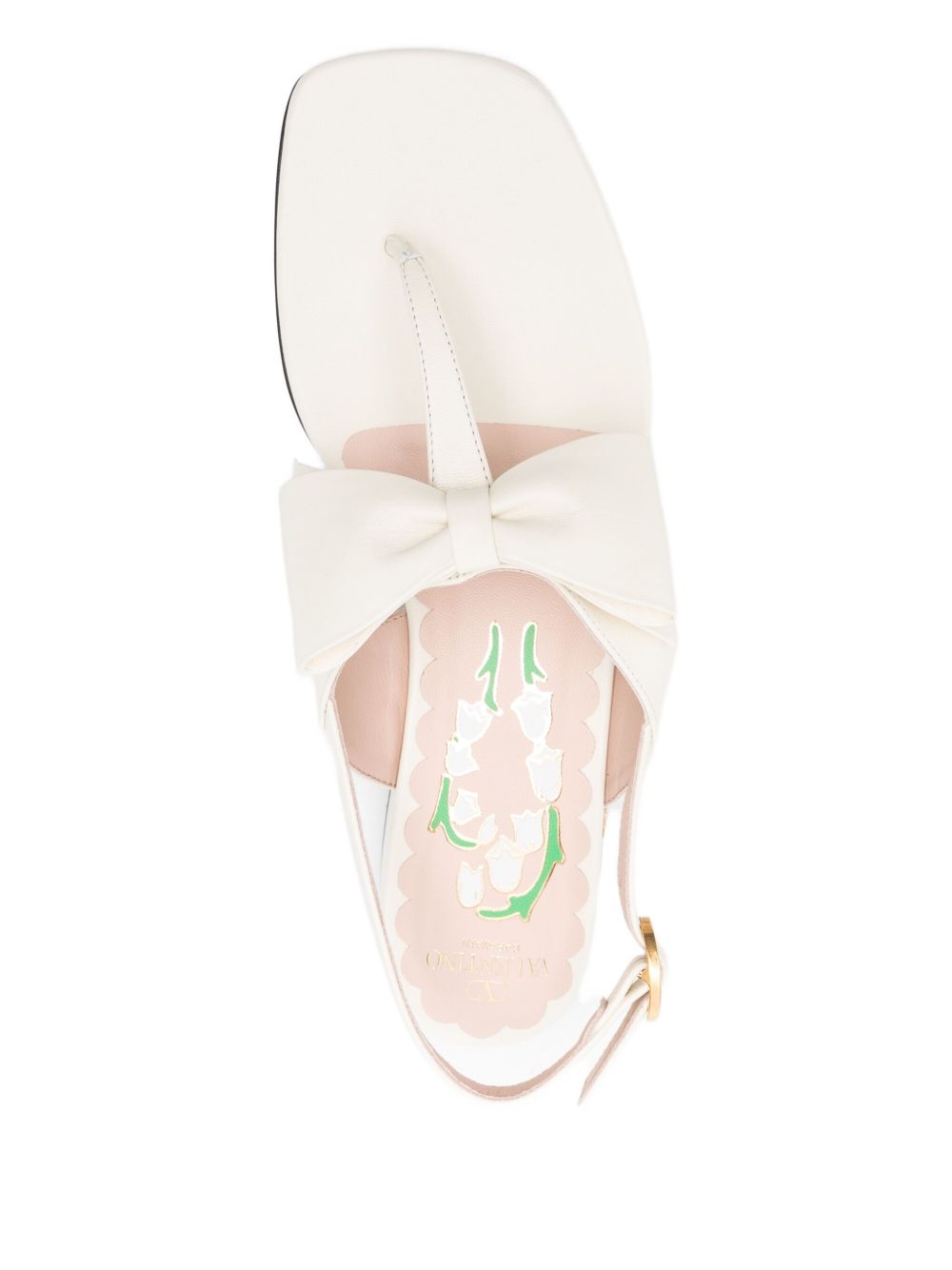 Valentino Garavani Bowow leather thong sandals