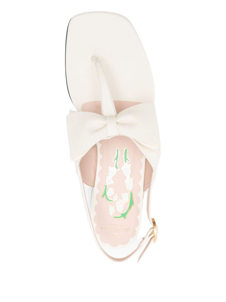 Valentino Garavani Bowow leather thong sandals