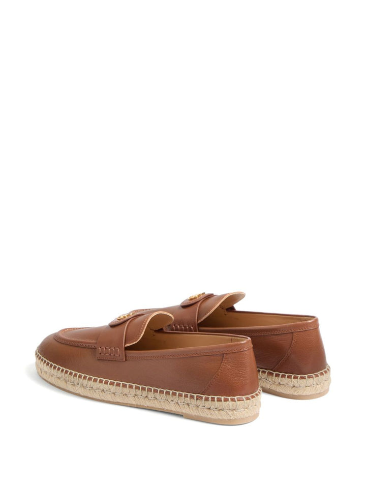 Valentino Garavani VLogo Signature leather espadrilles