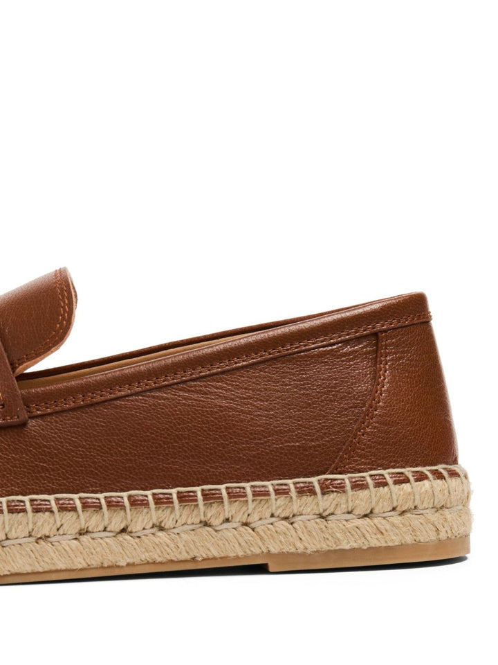 Valentino Garavani VLogo Signature leather espadrilles