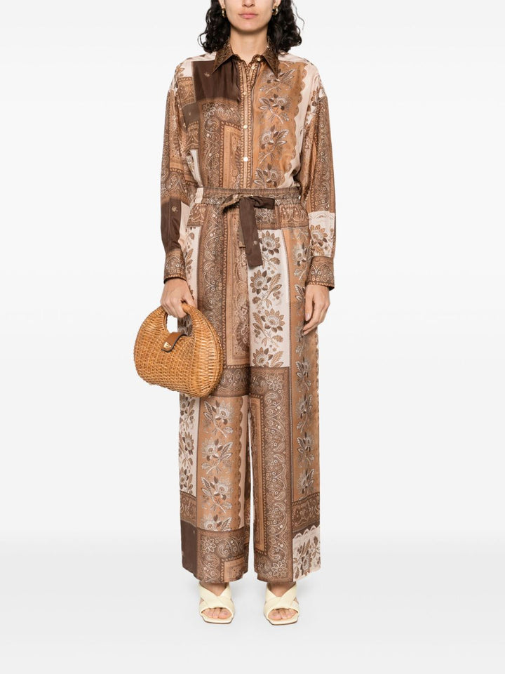 Zimmermann Lucky silk pants