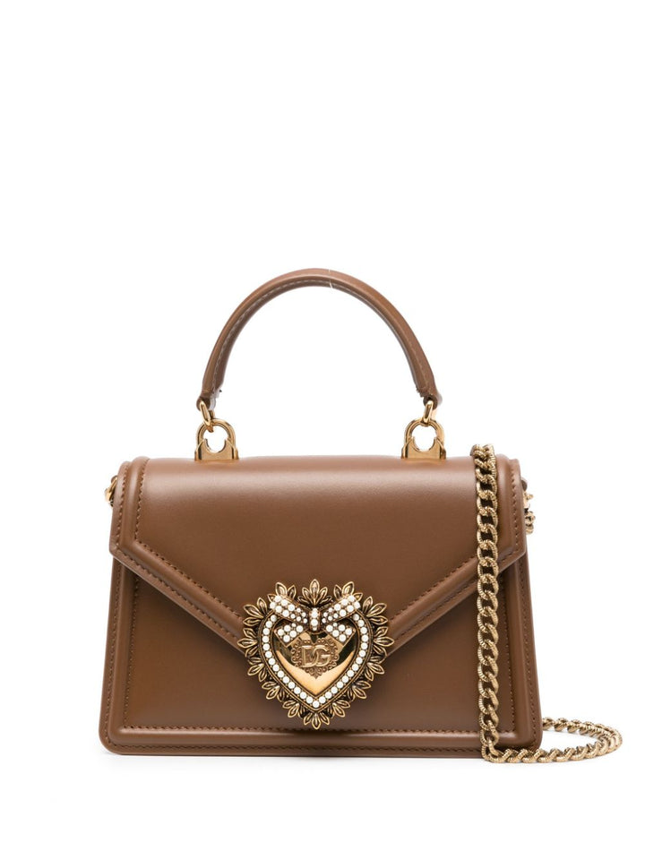 Dolce & Gabbana Devotion small leather handbag