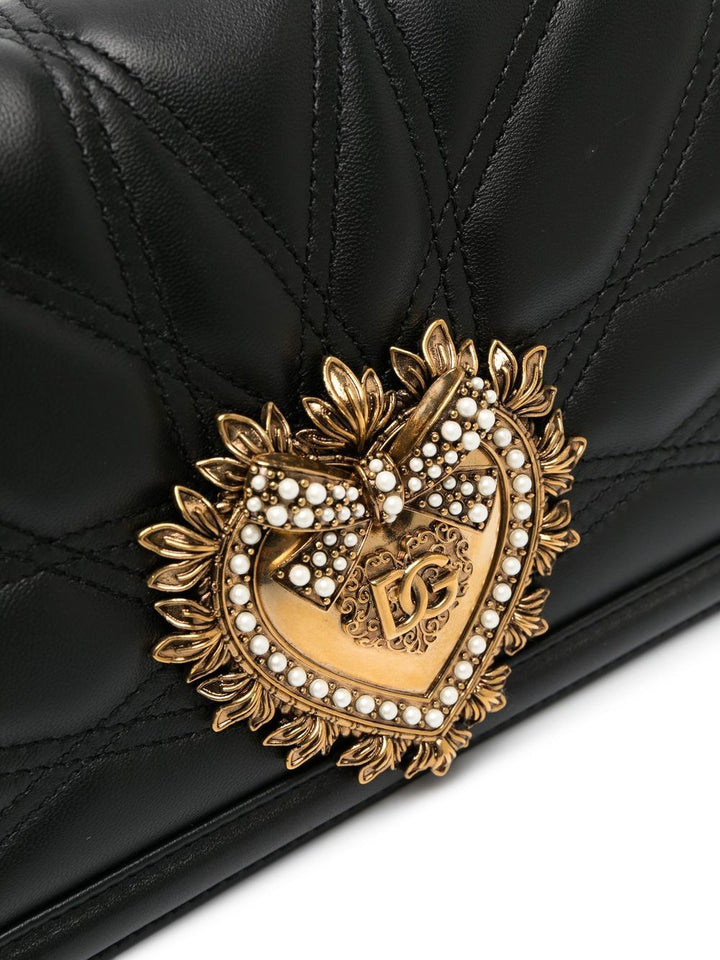 Dolce & Gabbana Devotion medium leather shoulder