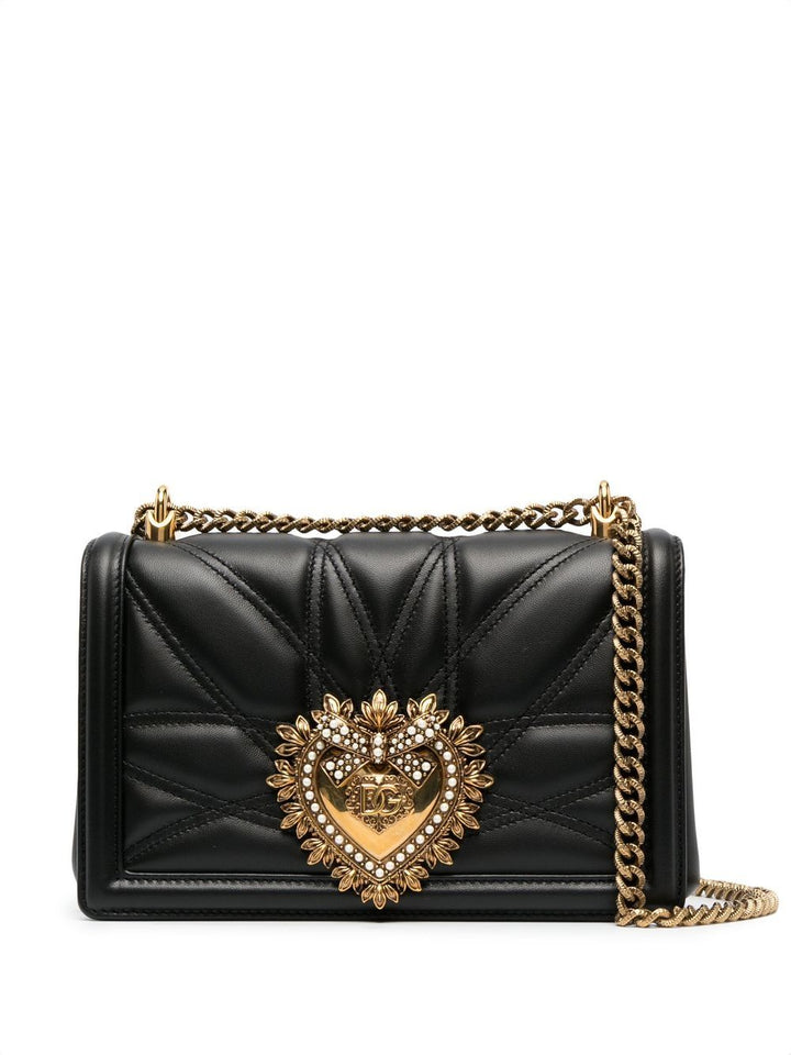 Dolce & Gabbana Devotion medium leather shoulder