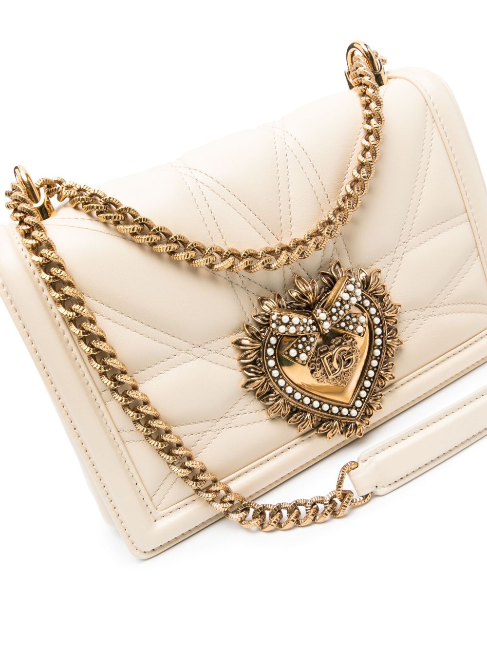 Dolce & Gabbana Devotion medium leather shoulder bag