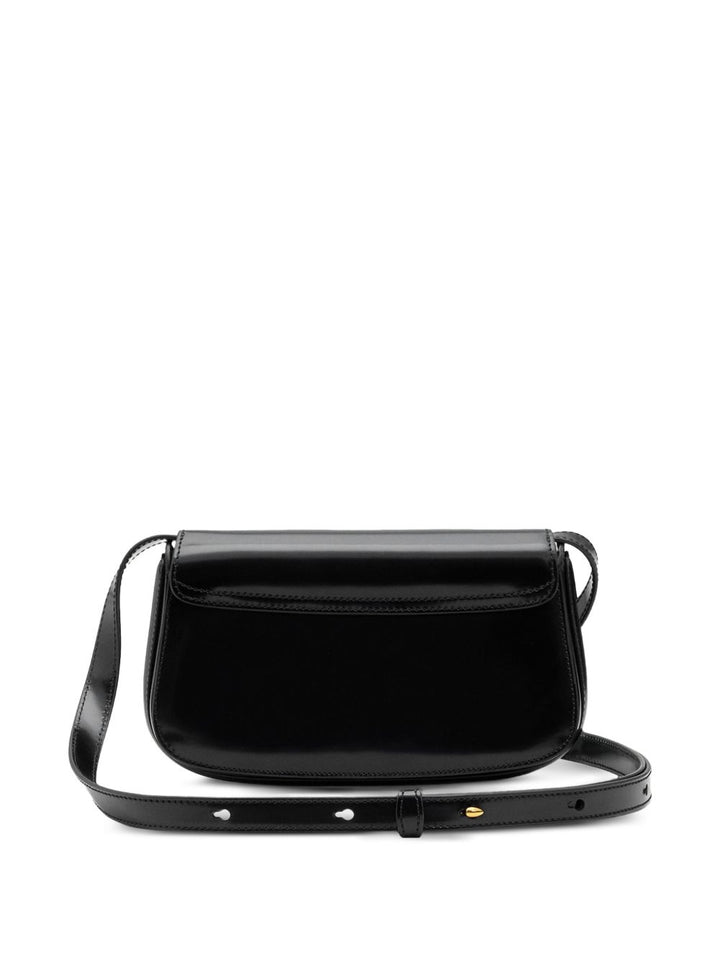 Ami Paris Glazed Leather Small Crossbody bag