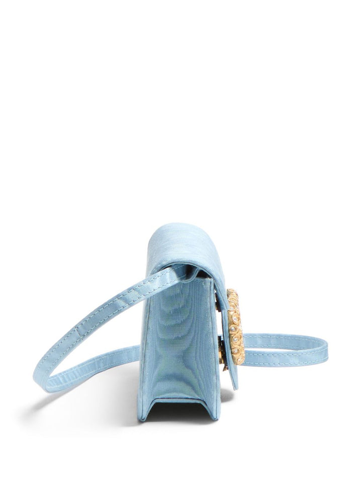 Valentino Garavani loco jewel logo clutch
