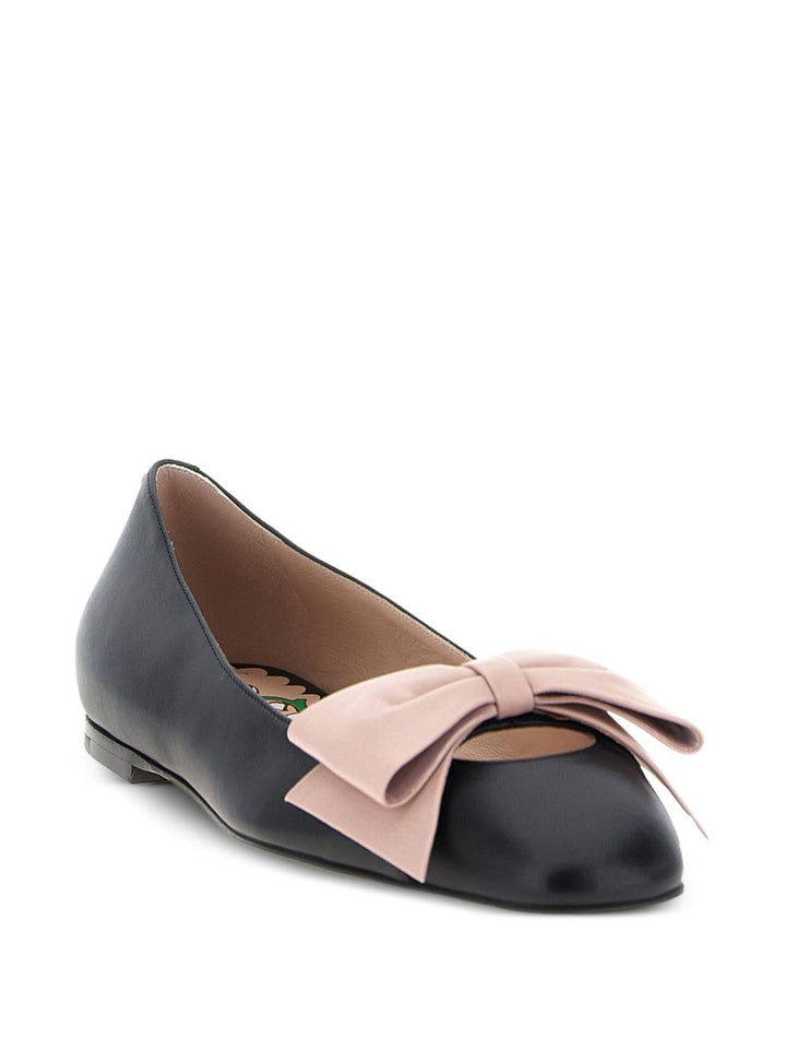 Valentino Garavani Bowow leather ballets