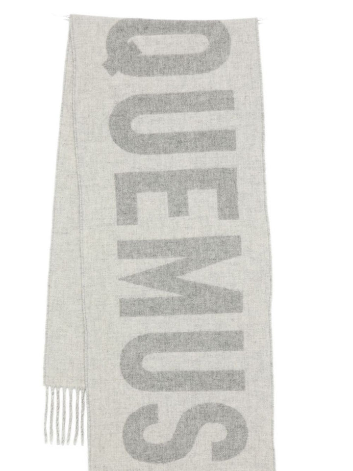 JACQUEMUS logo Scarf