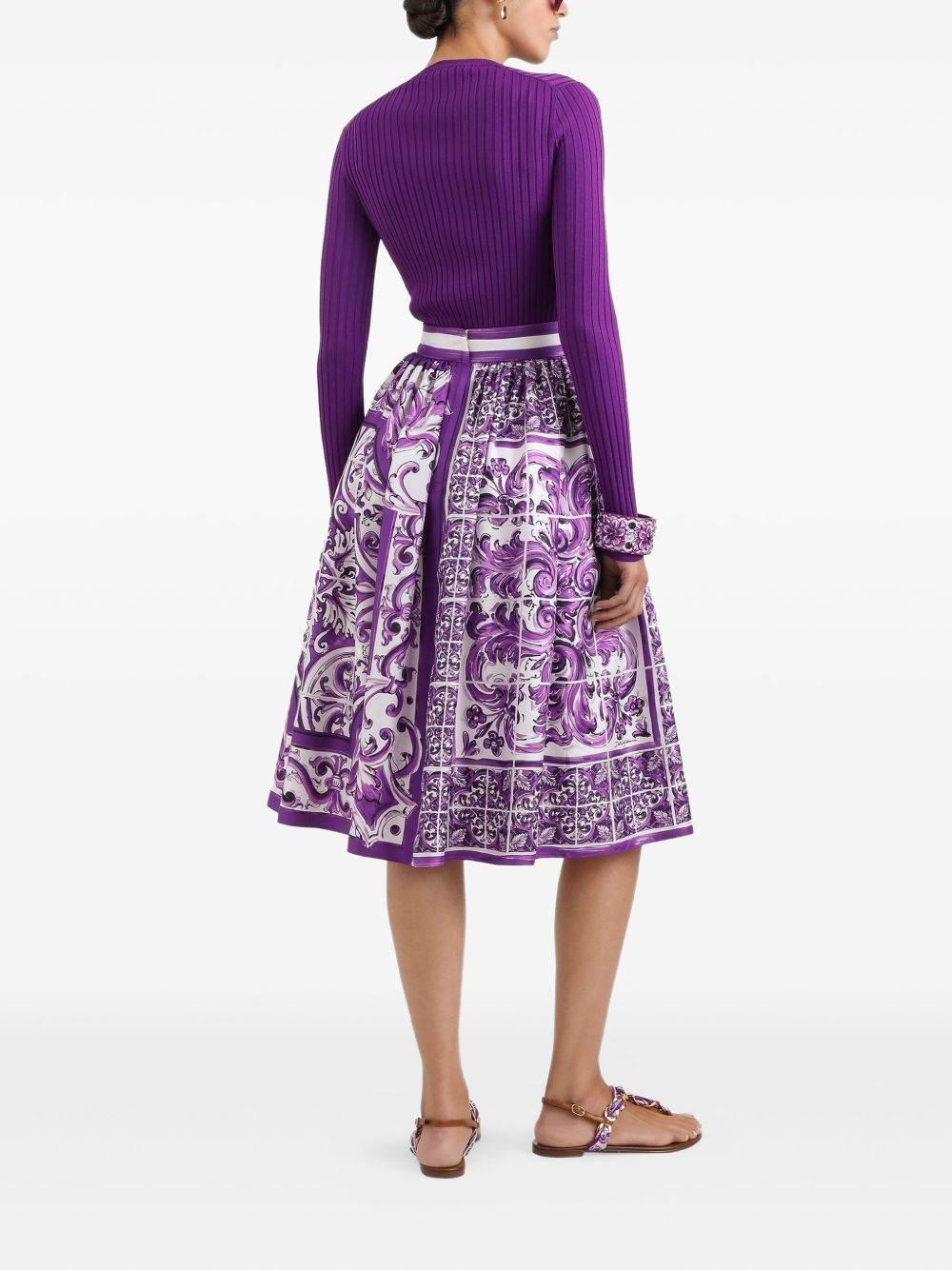 Dolce & Gabbana majolica print Skirt