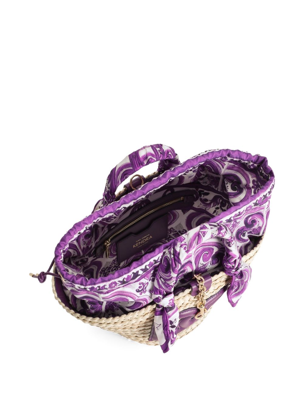 Dolce & Gabbana raffia tote