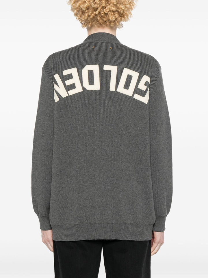 Golden Goose logo cardigan