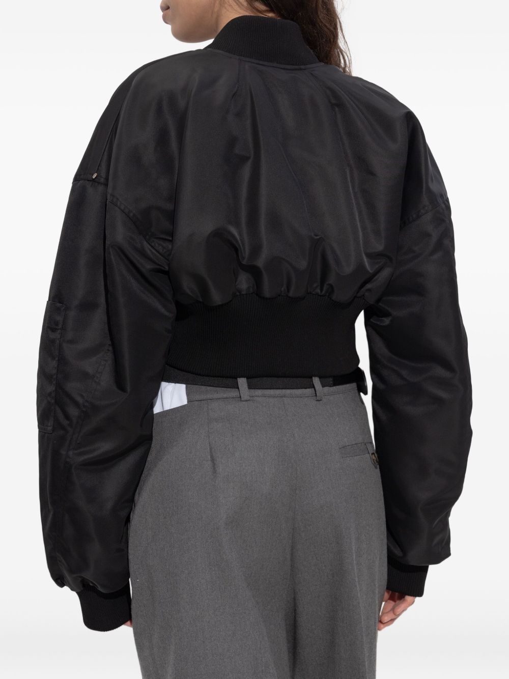 SPORTMAX PRE cropped bomber jacket