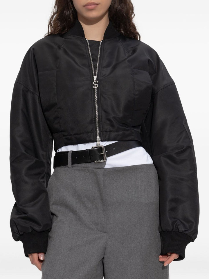 SPORTMAX PRE cropped bomber jacket