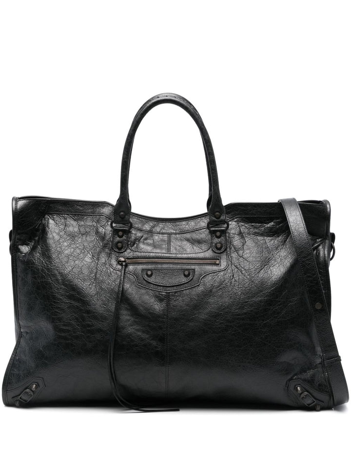 Balenciaga City Travel leather tote bag