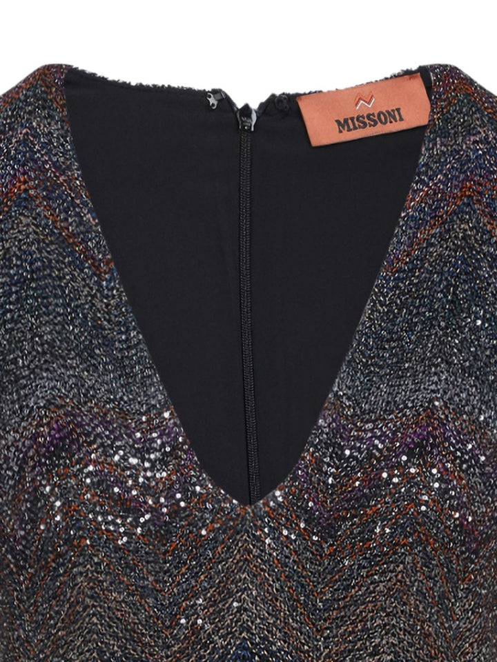 Missoni zigzag knit mini Dress