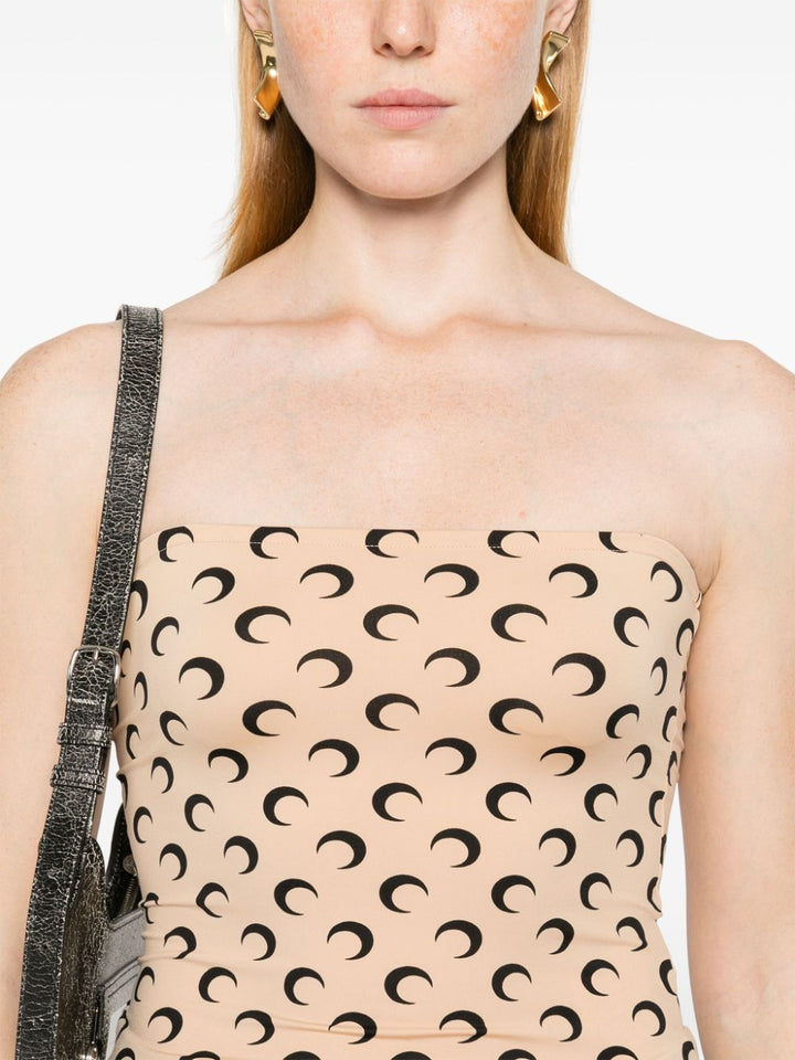 MARINE SERRE moonogram Tube Top