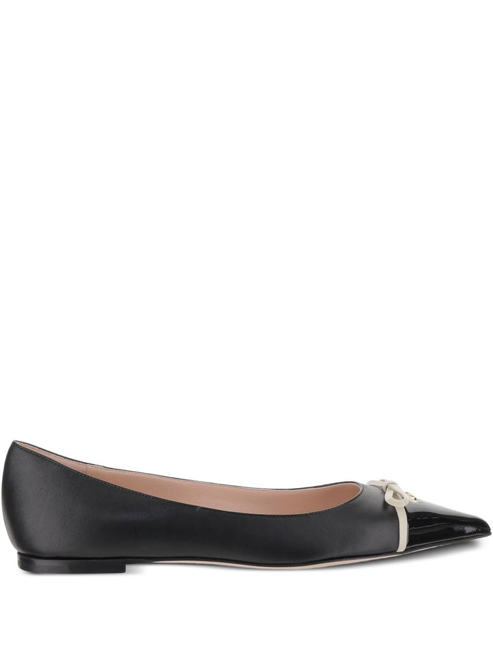 Valentino Garavani VLogo Signature Bepointy leather ballets