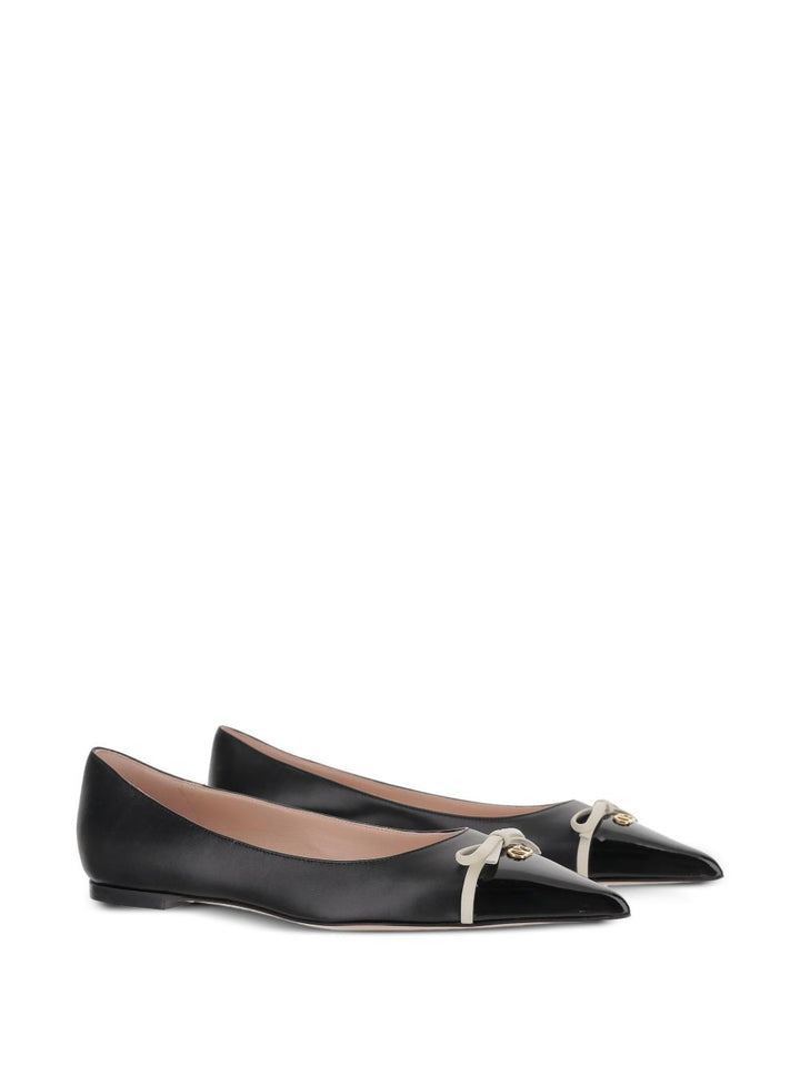 Valentino Garavani VLogo Signature Bepointy leather ballets