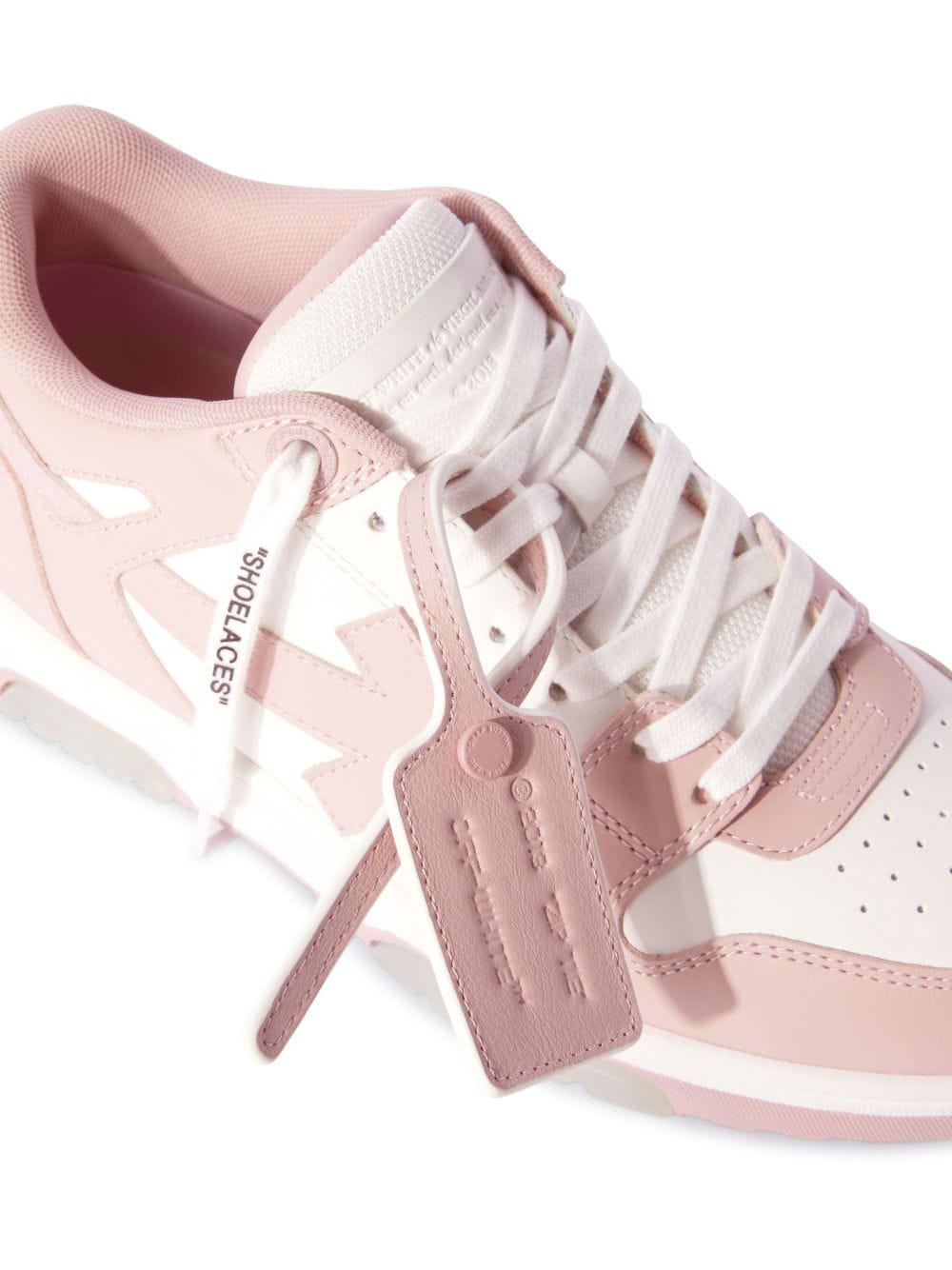 Off Out Of Office leather sneakers