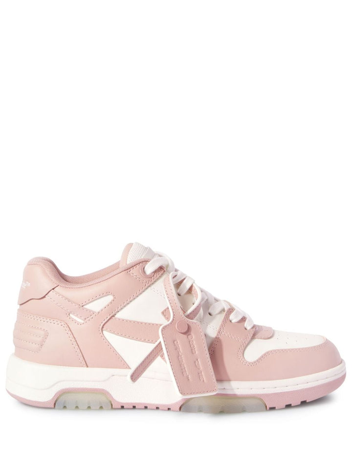 Off Out Of Office leather sneakers