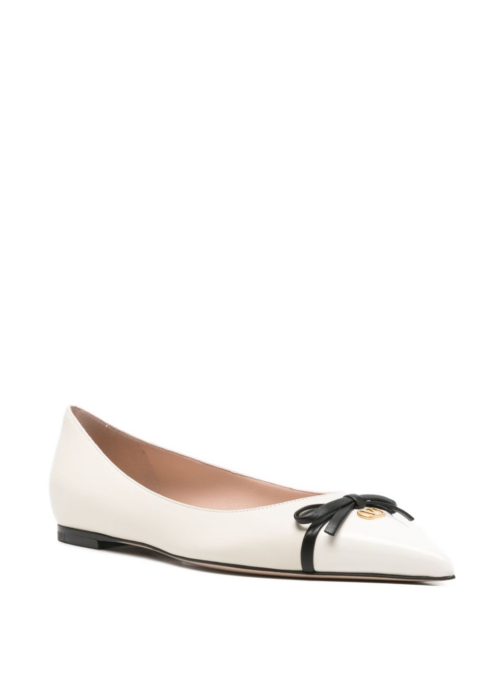 Valentino Garavani Bepointy leather ballets