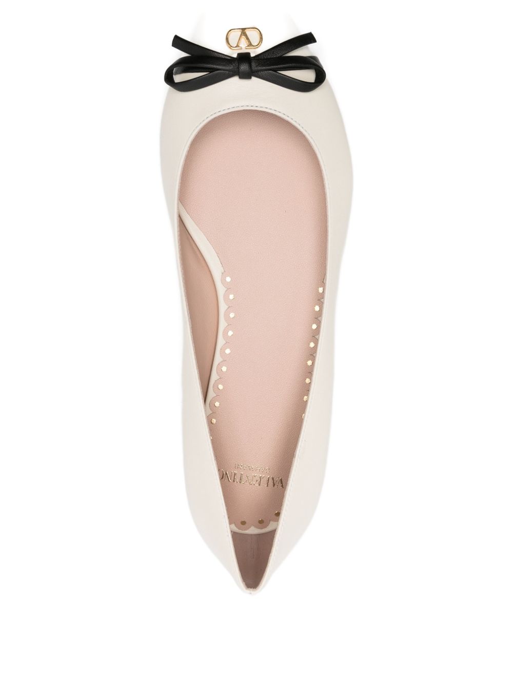 Valentino Garavani Bepointy leather ballets